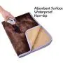 Washable & Absorbent Pet Pee Pad and Non-Slip Premium Pee Pads for Dogs(2 Pack), Waterproof Puppy Training Pads Reusable Dog Splat Floor Mat for Potty Training, Travel