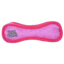 VIP Products TUDFJR-B-T-PP Tuff Jr. Bone Tiger Pink Pet Toys