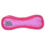 VIP Products TUDFJR-B-T-PP Tuff Jr. Bone Tiger Pink Pet Toys