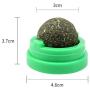 BeesClover Rotating Catnip Mint Ball Cat Natural Snacks Licking Sugar Teeth Cleaning Grinding Toy pet Gift