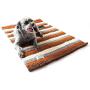 Botanical Pets Premium Dog and Cat Scratcher Mat Brown (Large) Eco-Friendly Made with Natural Vegetable Fiber That Dogs, Kittens and Cats Love.