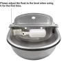 CPROSP Automatic Cow Drinking Water Bowl with Pipe Hose Stainless Steel Pet Supplies 1/2'' M20/20mm Thread