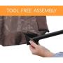 K&H Pet Products Comfy Pet Cot Elevated Pet Bed Small Chocolate/Tan 17'' x 22'' x 7''