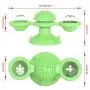 WWYM Pet Windmill Toys - Scratching Tickle Cats Hair Brush, Interactive Turntable Cat Toy with Suction Cup, Clean Tooth Accessories,Green WWYM Pet Windmill Toys - Scratching Tickle Cats Hair Brush, Interactive Turntable Cat Toy with Suction Cup, Clean Tooth Accessories,Green