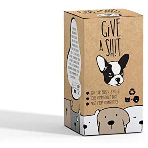 Compostable Dog Poop Bags | 10% to Charity | Biodegradable Vegetable Based | Eco and Earth Friendly Disposable Doggie Waste Baggies | Leakproof and Zero Odor Green Pet Supplies | Easy Compost Disposal