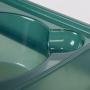 IRIS USA, Inc. Elevated Feeder with Airtight Storage, Medium, Green/Clear FS-M