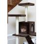GleePet GP78700623 Cat Tree with Ramp, 70-Inch, Coffee Brown