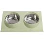 NAODONGLI Cat Food Bowls, 15 ° Tilting Cat Bowls Double Cat Food Bowls Transparent Cat Food Bowl Cat Food Bowl Cat Bowls for Cats Puppy Food and Water
