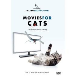 Movies for Cats - The Audio-visual Cat Toy - Catsitter - Vol.1 : Animals That Cats Love - DVD Video - The Fascinating New Tv Experience for You and Your Cat - The Gift 2016: Birthday or Easter Gifts for Cats / Gifts for Cat Friends, Cat Lovers and Cat Fan