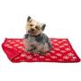 MFG DESIGN Reversible Double-Sided Pet Throw Fleece Blanket. Perfect for Home, Couches, Pet Beds, and Anywhere Your Dogs Cats Hangs Out. Super Soft, Warm, Durable and Washable