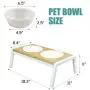 WANTRYAPET Elevated Dog Bowls Antirust Stainless Steel Raise Pet Feeder for Dog Cat