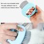 Pet Grooming Shedding Brush, Pet Cat Dog Hair Massage Shell Comb Massage Tool, Effective Deshedding Grooming Hair Remover for cat Removing Matted Fur, Knots and Tangles