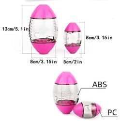 HyiFMY Pet Rugby Toy, S/L Interactive Rugby Ball Toy,Treat-Dispensing Ball,for Dogs Puppy& Cats