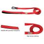 HAMATE Dog Leash Set with Collar and Reflective Dog Harness, Adjustable Step-in Harness for Puppies, Small and Medium Dogs