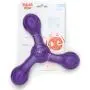 West Paw Zogoflex Bumi Dog Tug Toy (Large, Aqua) & Zogoflex Air Skamp Tug-of-War Stick Dog Chew Toy (Eggplant) – Interactive Toy for Dogs, Puppies – for Chewing, Catch, Carry, Fetch