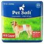 Soft Barks Disposable Male Wrap Dog Diapers Simple and Convenient, 144 Count (Medium 144 Count)