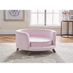 Enchanted Home Pet Rosie Sofa – Blush Pink