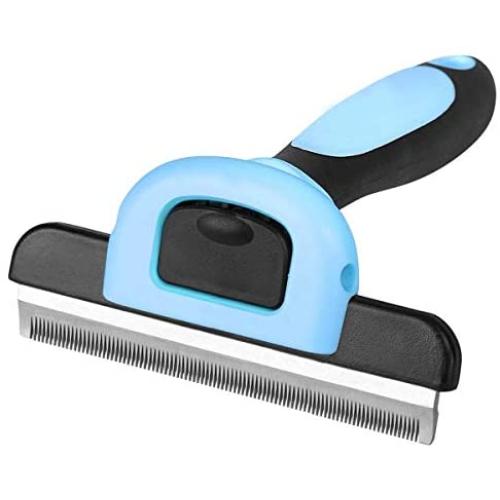 New Pet Grooming Brush, Professional Grooming Tool, Effectively Reduces Shedding by up to 95% Professional Deshedding Tool for Dogs and Cats