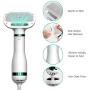 Pet Hair Dryer, 3-in-1 Low Noise Pet Grooming Hair Dryer Portable Home Pet Care with Slicker Brush and One-key Cleaning Comb for Small Large Cat Dog, The perfect combination of dog bathing station
