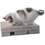 Petpopo Cardboard Cat Scratcher, Scatching Pad,High Density Corrugated Paper, Honeycomb Structure, Durable,Degradable and Recyclable,Double-Sided use, Comfortable Cat Scratcher Toys,with Catnip