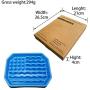 ROFTEK feeder dog bowl, interesting slow feeding interactive extended extension stop puzzle dog bowl, healthy diet weight loss pet dog slow feeding bowl, anti-swallowing dog bowl, pet bowl Slow feeder