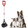 BINGPET Dog Pooper Scooper 31 inches Pet Outdoor Portable Jaws Poop Scoop with Long Handle Heavy Duty Disposer for Small to Large Dogs Waste Pick Up