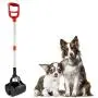 BINGPET Dog Pooper Scooper 31 inches Pet Outdoor Portable Jaws Poop Scoop with Long Handle Heavy Duty Disposer for Small to Large Dogs Waste Pick Up