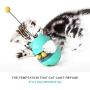 Bingirl Cats Toy Funny Pet Training Tool Leaking Food Ball Educational Tumbler Toy Pet Supplies