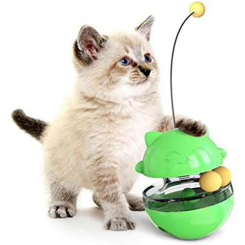 Shake The Kitty Toy Funny Cat Stick Self-Defeating Artifact Orbital Balls Dont Leak Food Ball Supplies