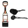 Dog Pet Pooper Scooper Jaw Poop Scoop Clean Pick Up Waste Tool Handle 24'' New !