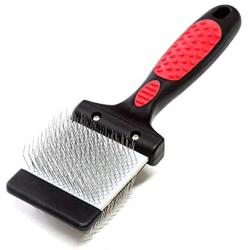 Ryans Pet Supplies Paw Brothers Two-Sided Slicker Brush for Dogs, Extra Firm, Small, 2 in x 2.5 in