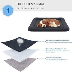 Hero Dog Large Dog Bed Crate Pad Mat Washable Matteress Anti Slip Cushion for Pets Sleeping