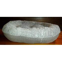 22'' Round Double Band Plush Pet Bed