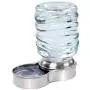 Waterer Stainless Steel Pet Dog Cat Water Fountain Bowl Waterer Stainless Steel Pet Dog Cat Water Fountain Bowl
