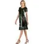 Vector Hand Drawn Herbs and Spices - or Pattern - USA,Custom Lady Dress Elegant Casual Dresses Spice S
