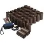 Morcte 40 Rolls, 1400 Strong Poop Bags, Dog Waste Bags with Dispenser, Brown