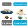 Slow Feeder Dog Bowl - Spill Proof Dog Puzzle Bowl Maze Pet Bowl to Slow Down Eating for Puppies Small Medium Dogs and Cats