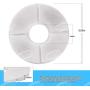 Sumille 8 Pack Carbon Replacement Filters for Cat Water Fountain, 3 Layered Filtration Universal Round Pet Water Fountain Filter