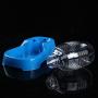 redcolourful Pet Automatic Drinking Fountain Base-Type Water Bowl for Dog Cat Blue Creative Lifestyle