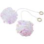 ocijf179 Pet Toy Oversized Candy Color Sound Paper Ball Ring Toys Cat Interactive Pet Supplies - Candy Colored