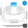 OWNPETS Pet Drinking Fountain,3L or 0.8 Gallon Quiet Automatic Eletrinic Water Fountain for Cat and Dog