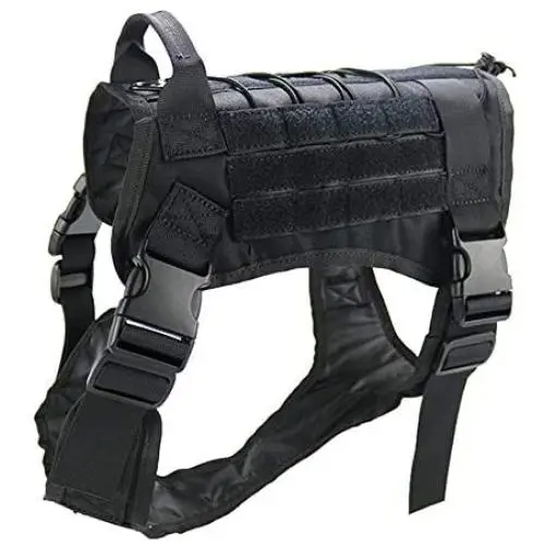 DGSD Outdoor Tactical Dog Harness Military Training Patrol Service Dog Vest,Adjustable Working Dog Vest with Handle for Training Hiking Outdoor Sports,A,XL DGSD Outdoor Tactical Dog Harness Military Training Patrol Service Dog Vest,Adjustable Working Dog Vest with Handle for Training Hiking Outdoor Sports,A,XL