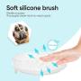 PETRIBE Dog Paw Cleaner, Portable Waterless Cleaning Shampoo for Dogs Foot Washing, Silicone Grooming Brush for Muddy Paws