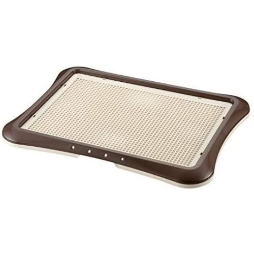 Richell Paw Trax Mesh Training Tray, Brown