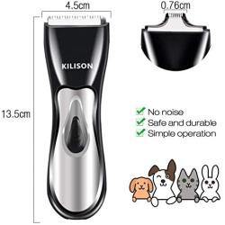 Kilison 2 in 1 Dog Grooming Clippers, Dog Electric Clippers kit, Professional Pet Hair Cutting Blade for Pet Dog Cat and Others