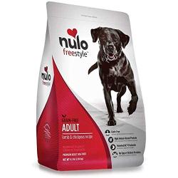 Nulo Adult Dog Food: Grain Free, All Natural Dry Pet Kibble for Large and Small Breed Dogs - Lamb, Salmon, or Turkey Recipe