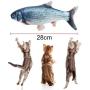 ILamourCar Simulation Fish Toy for Cats, Realistic Plush Simulation Electric Wagging Fish Cat Kicker Toy, Funny Interactive Pets Pillow Chew Bite Kick Supplies for Cat Kitty - Carp