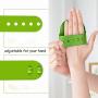 Grooming Pet Shampoo Brush，Pet Bath Comb Brush with Adjustable Ring Handle Soft Massage Brush for Dogs and Cats (Green)