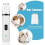 soieho 3 in 1 Dog Nail Grinder Pet Nail Trimmer - Electric Rechargeable Nail Clippers, Pet Nail Grinder Painless Paw Hair Clipper Grooming & Smoothing for Small Dogs Cats soieho 3 in 1 Dog Nail Grinder Pet Nail Trimmer - Electric Rechargeable Nail Clippers, Pet Nail Grinder Painless Paw Hair Clipper Grooming & Smoothing for Small Dogs Cats