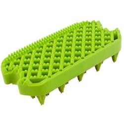 Dog & Cat Brush for Short to Medium Hair Non Metal Grooming and Deshedding Soft Silicone Brush Gently Removes Loose Hair